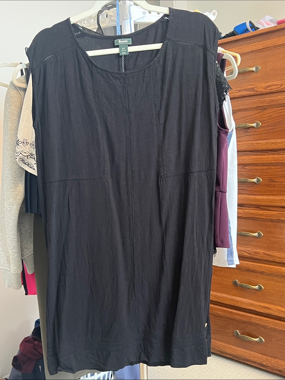 Roots Black Mini Dress